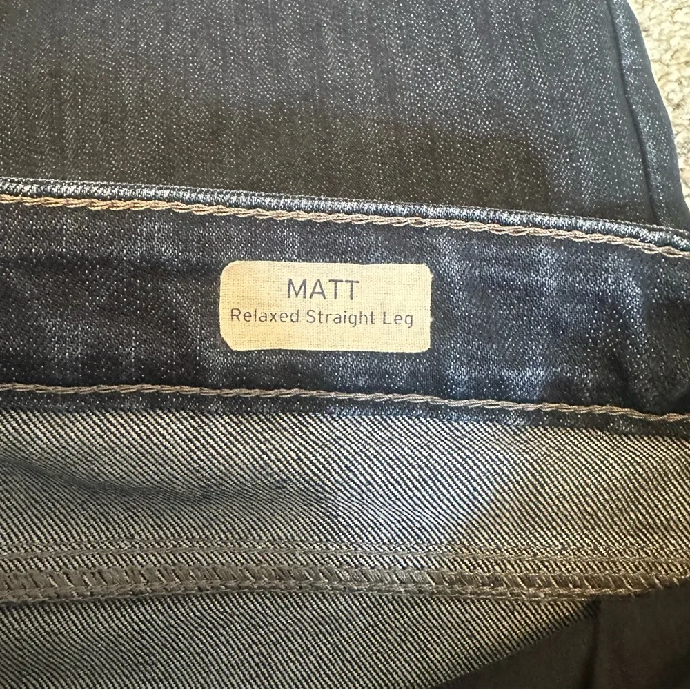 Mavi Men's 36/32 Modern Straight Leg Jeans in Dark Indigo "Deep Stanford" color - Picture 8 of 10